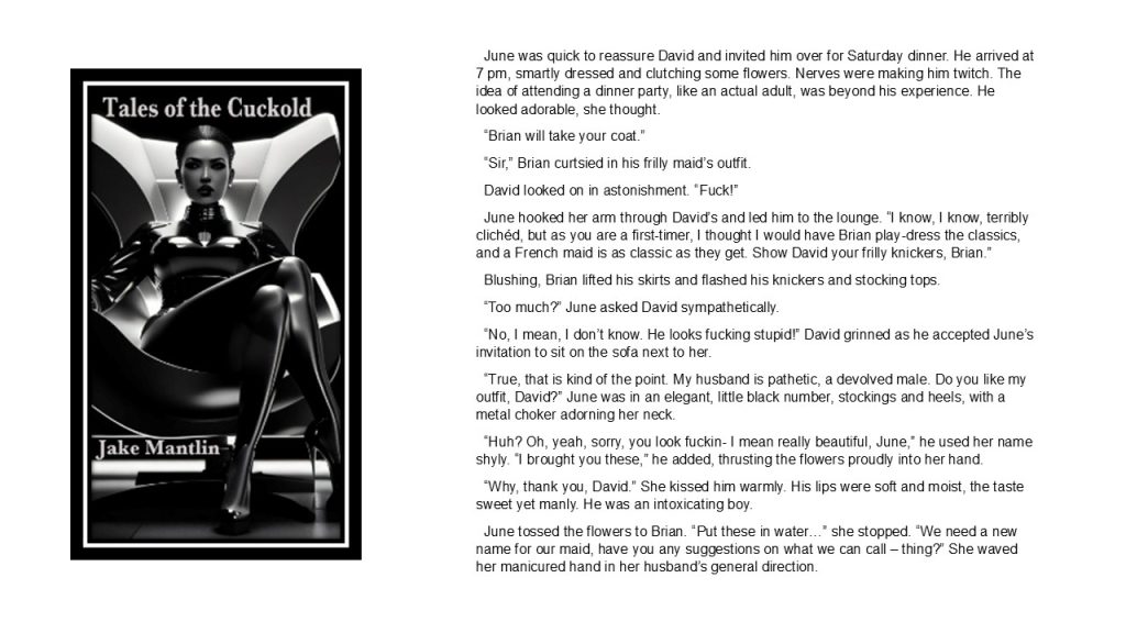 Wacky Wednesday Erotica - Brian is humiliated and cuckolded in front of his wife's new lover